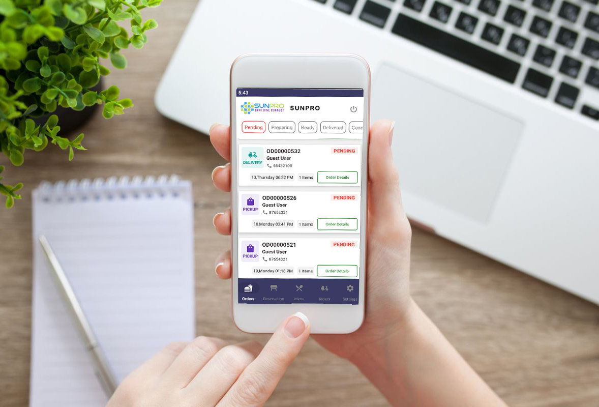 Online ordering system integrated with restaurant POS in Singapore